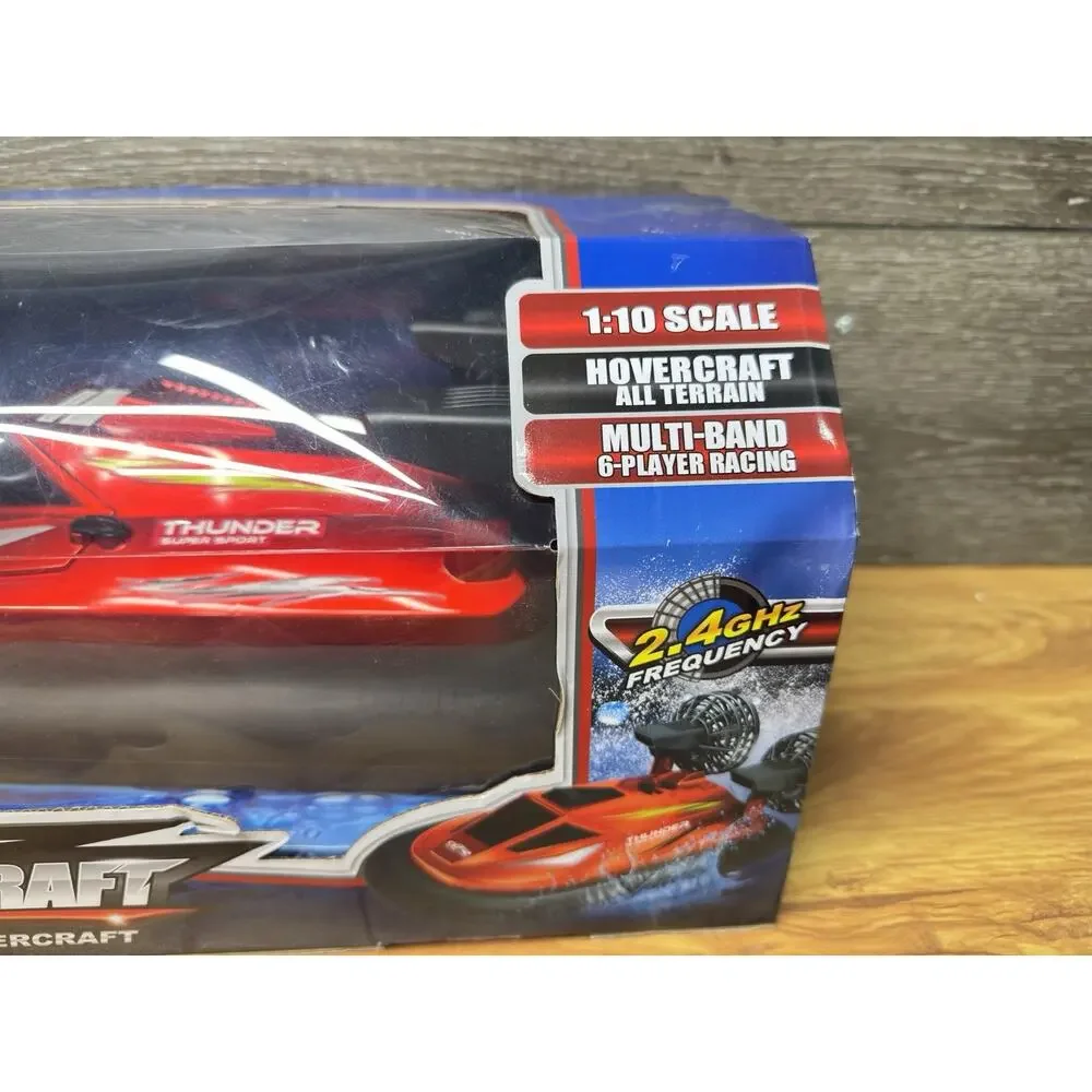 NQD 757 Series Radio Control Hovercraft Super Sports 1:10 Scale 2.4GHz Red Boat